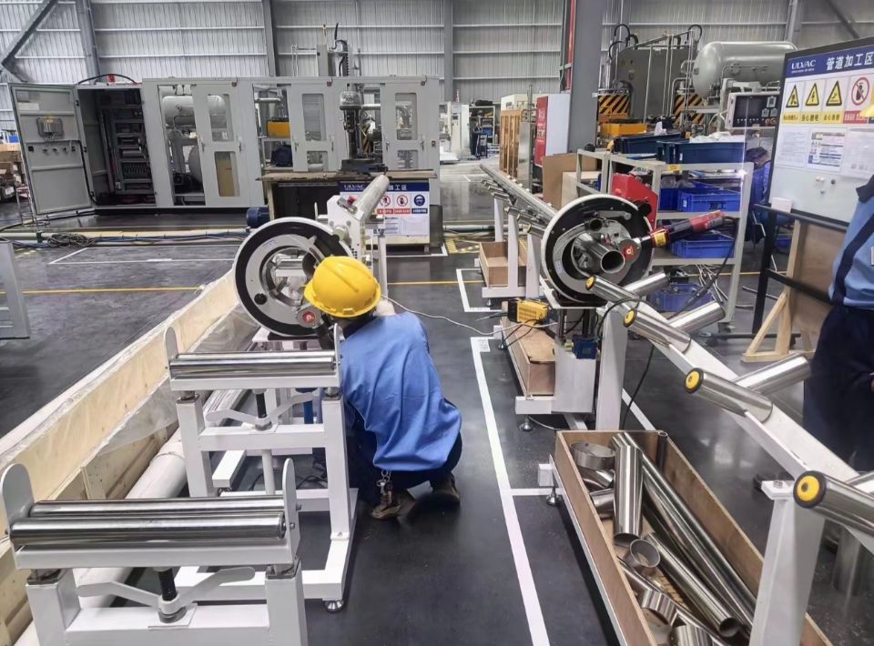 WTMRO軌道式行星切管機在制藥行業的應用